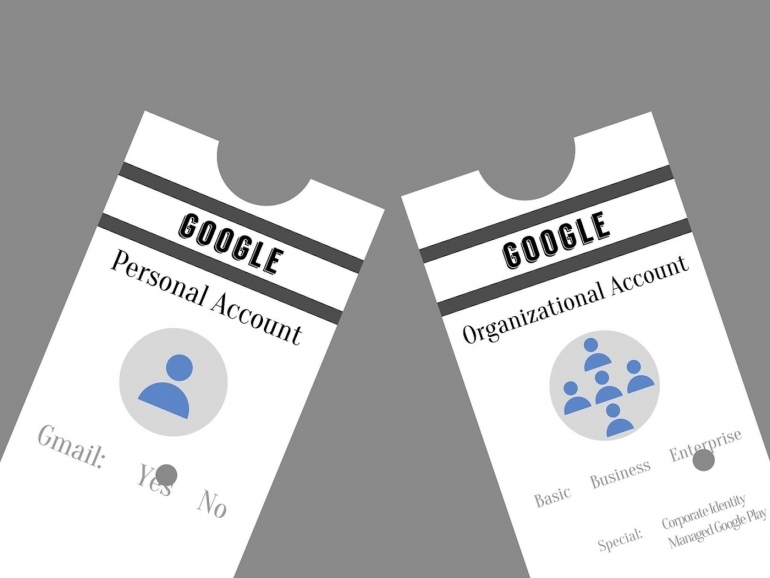 The difference between Gmail, a Google Account and Google Workspace accounts